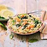 Linguine au saumon et aux épinard sauce citron basilic Picard 