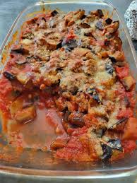 Gratin d'aubergine.
