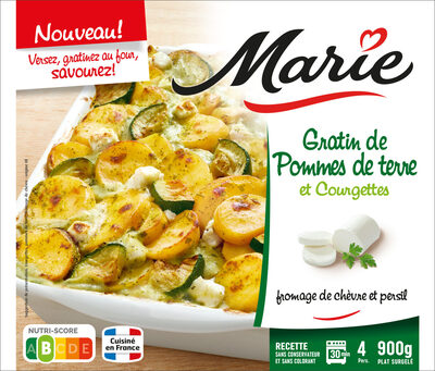 Gratin de pommes de terre et courgettes Marie