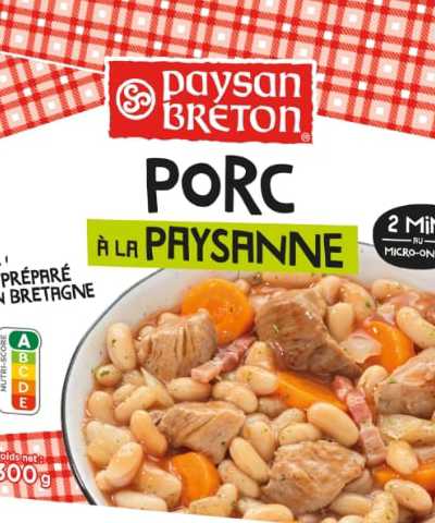 Plat Cuisiné Porc à la Paysanne PAYSAN BRETON