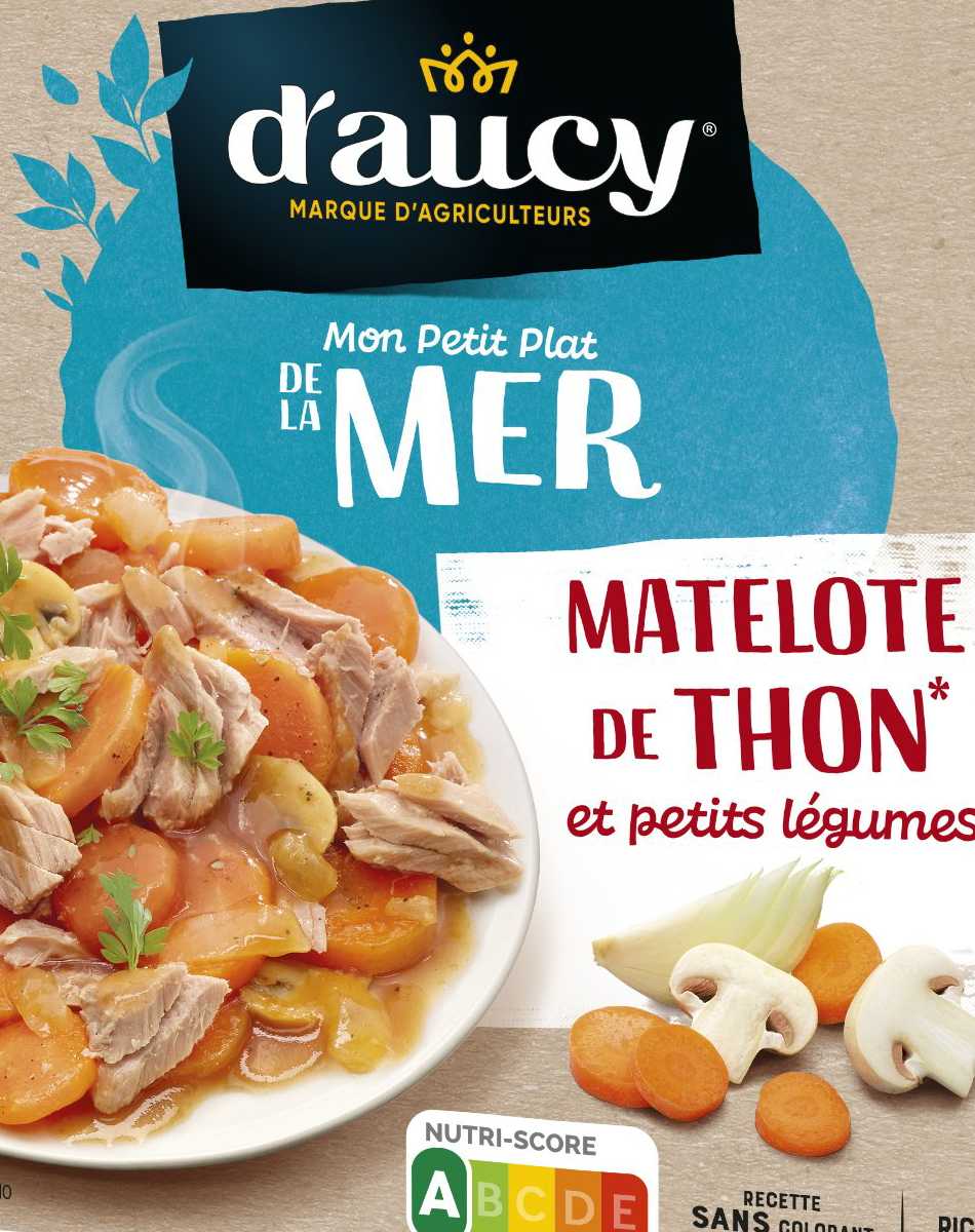 Plat Cuisiné matelote de thon aux petits légumes D'AUCY