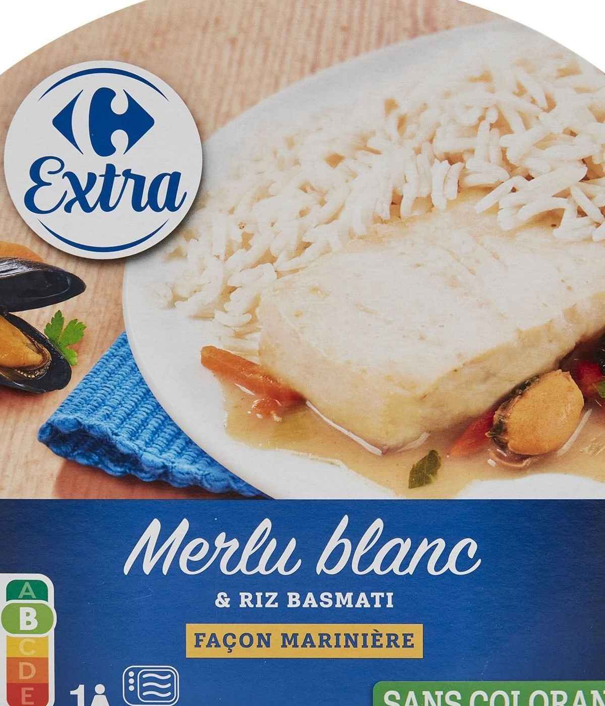 Plat cuisiné Merlu blanc façon marinière CARREFOUR EXTRA