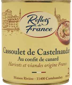 Plat cuisiné cassoulet de Castelnaudary REFLETS DE FRANCE