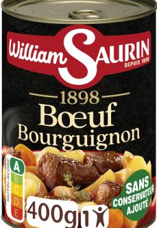 Boeuf bourguignon William Saurin