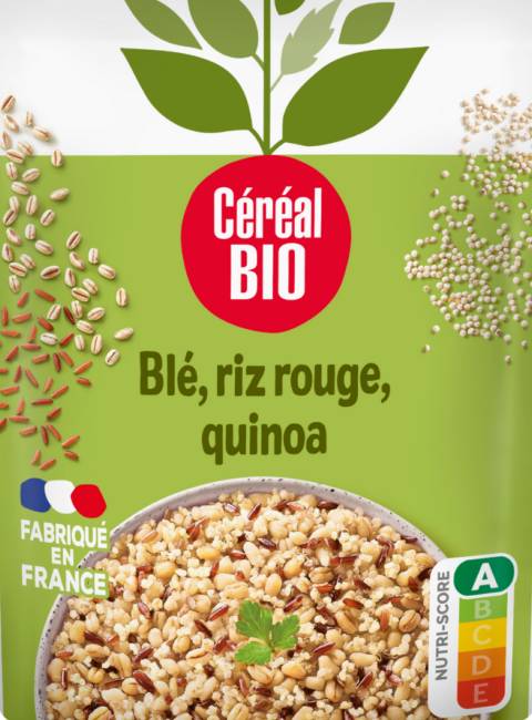 Blé micro-ondes  riz rouge & quinoa bio CEREAL BIO