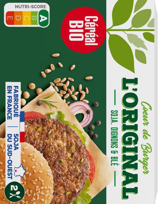 Burger l'Original  soja, oignon & blé Bio CEREAL BIO