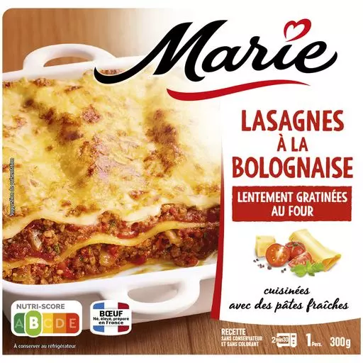 Lasagnes à la bolognaise sans couverts