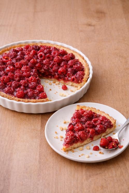 Tarte aux framboises