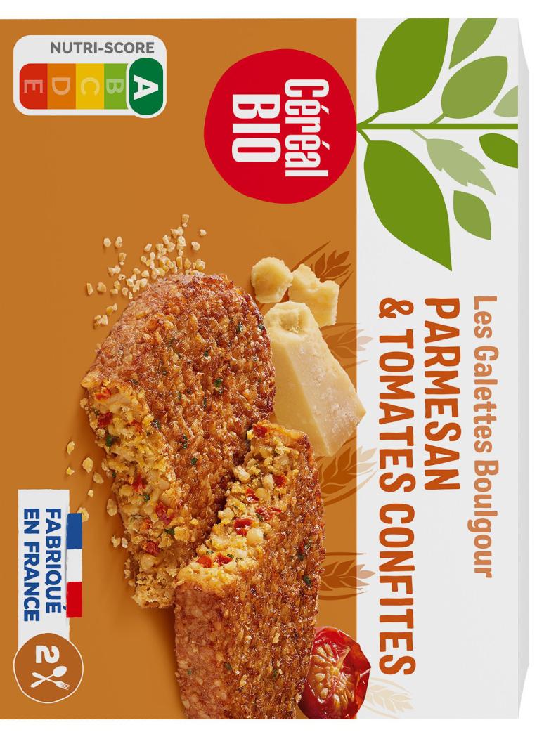 Galettes boulghour, tomates & parmesan bio CEREAL BIO